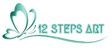 12 Steps Art Logo